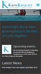 Mobile Screenshot of kain-knight.co.uk