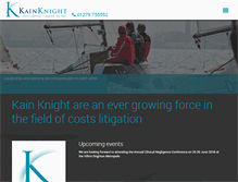 Tablet Screenshot of kain-knight.co.uk
